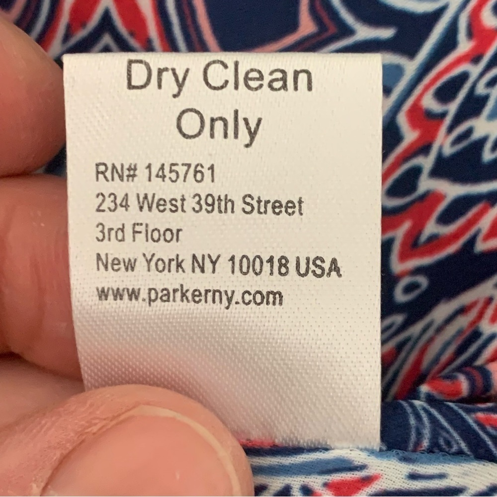 PARKER 100% Silk Lorenzo Paisley Cold Shoulder Halter Dress Size 0 - Picture 15 of 15